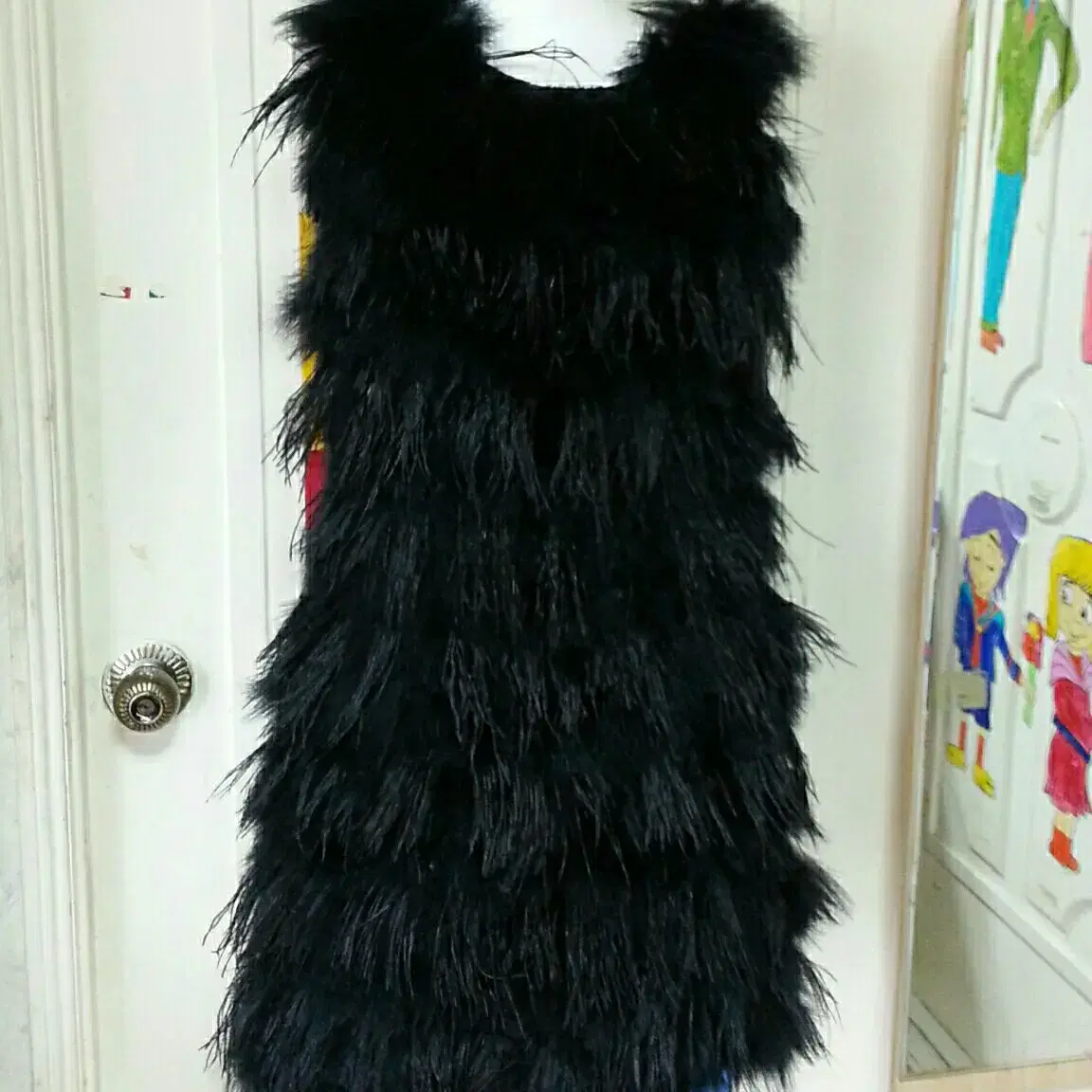 [55] LIP Real Fur Black Luxury ONEPIECE *price down