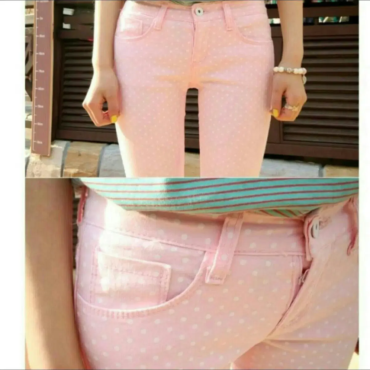 [26] Old Mickey Pink Dot Skinny Ding-Dong Skinny