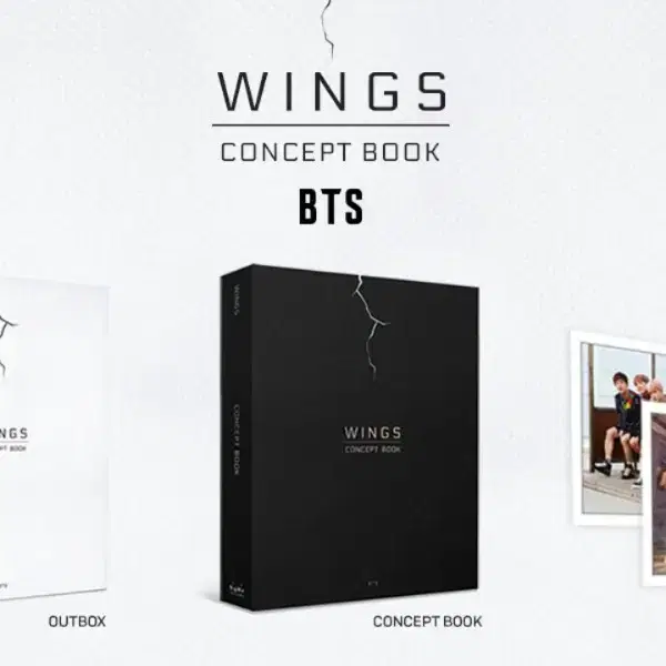 방탄소년단 BTS WINGS CONCEPT BOOK 케이스만