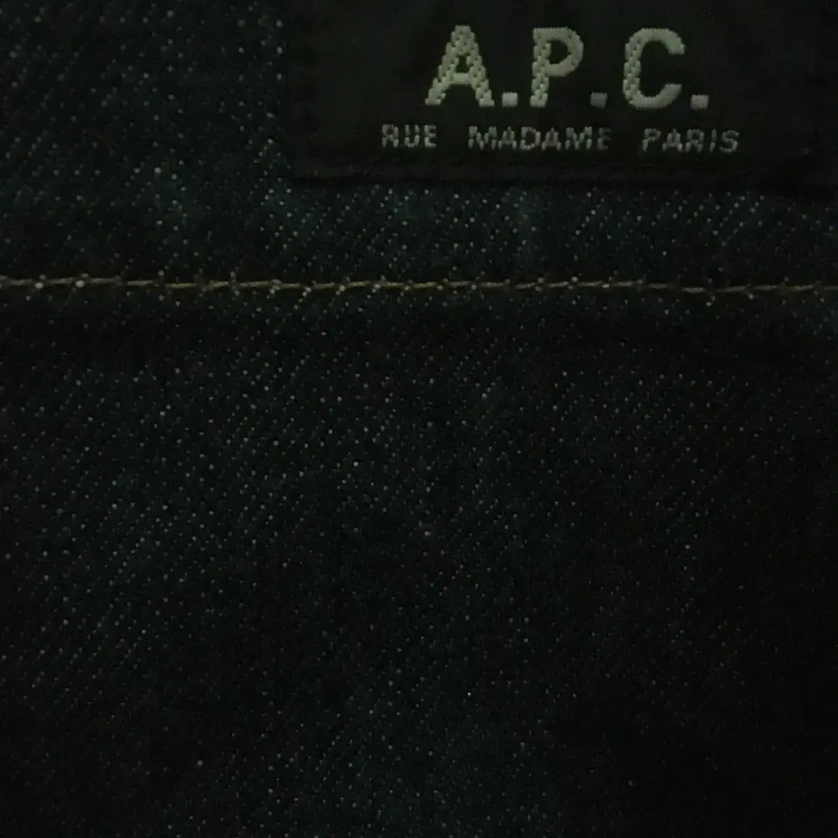 apc 아페쎄 데님에코백