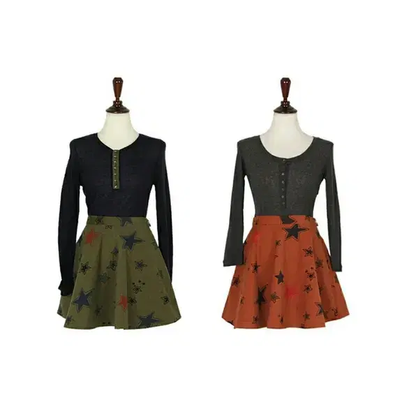 [ALL] It's a new product. The flare skirt miniskirt has a nice pattern.