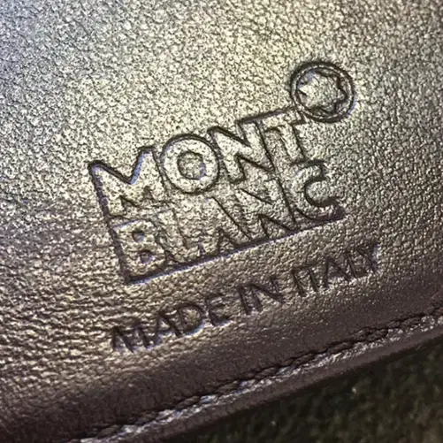 [정품]MONTBLANC 몽블랑 마이스터스틱 소프트 그레인 소가죽 반지갑