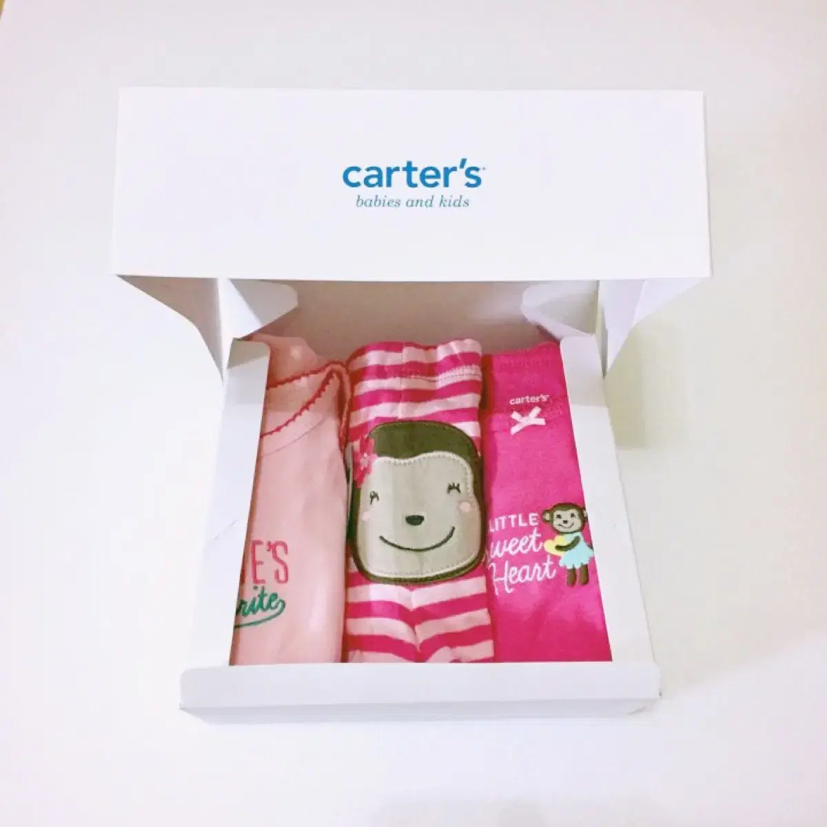 Carter's 러블리 3piece선물세트/착샷