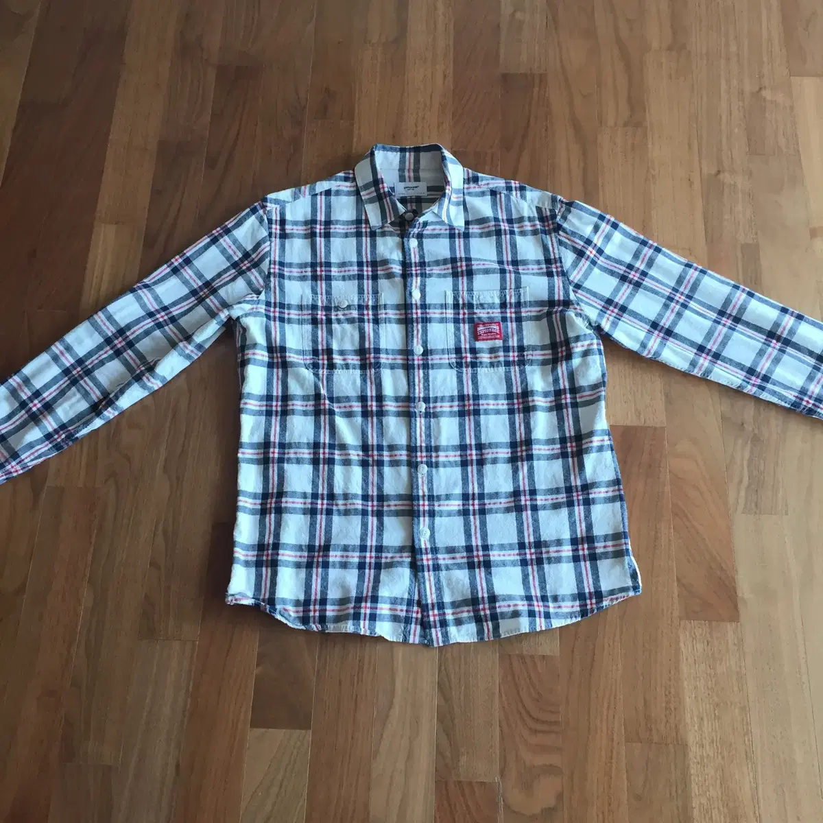 에스피오나지 마일즈 셔츠 Miles L/S shirt red plaid