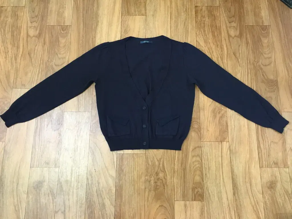 Navy pocket cardigan