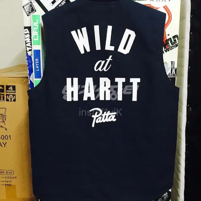 칼하트x파타 베스트 carhartt x patta