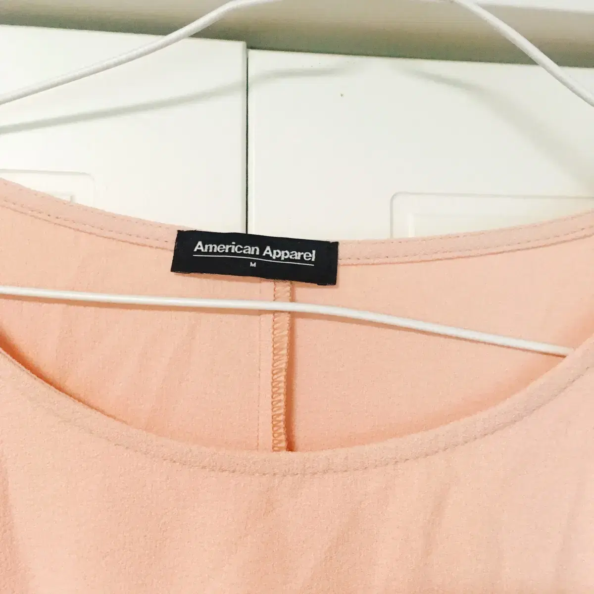 American Apparel AA Peach-colored ONEPIECE