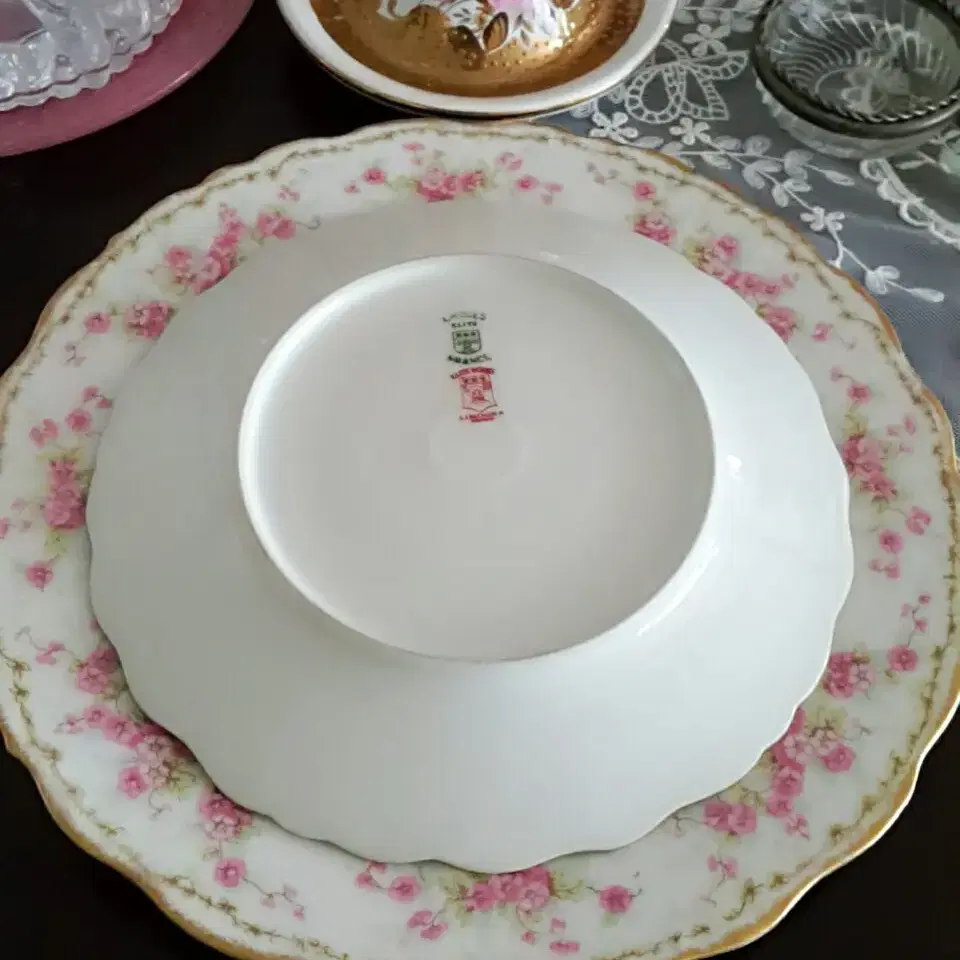 프랑스 하빌 리모지 샐럿Plate 19cm⤵