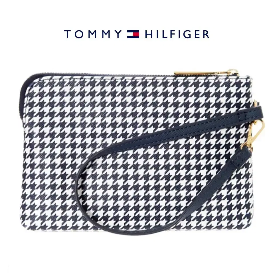 [정품] TOMMY HILFIGER 타미힐피거 하운드투스체크 리스틀릿