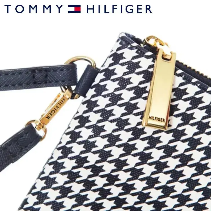 [정품] TOMMY HILFIGER 타미힐피거 하운드투스체크 리스틀릿