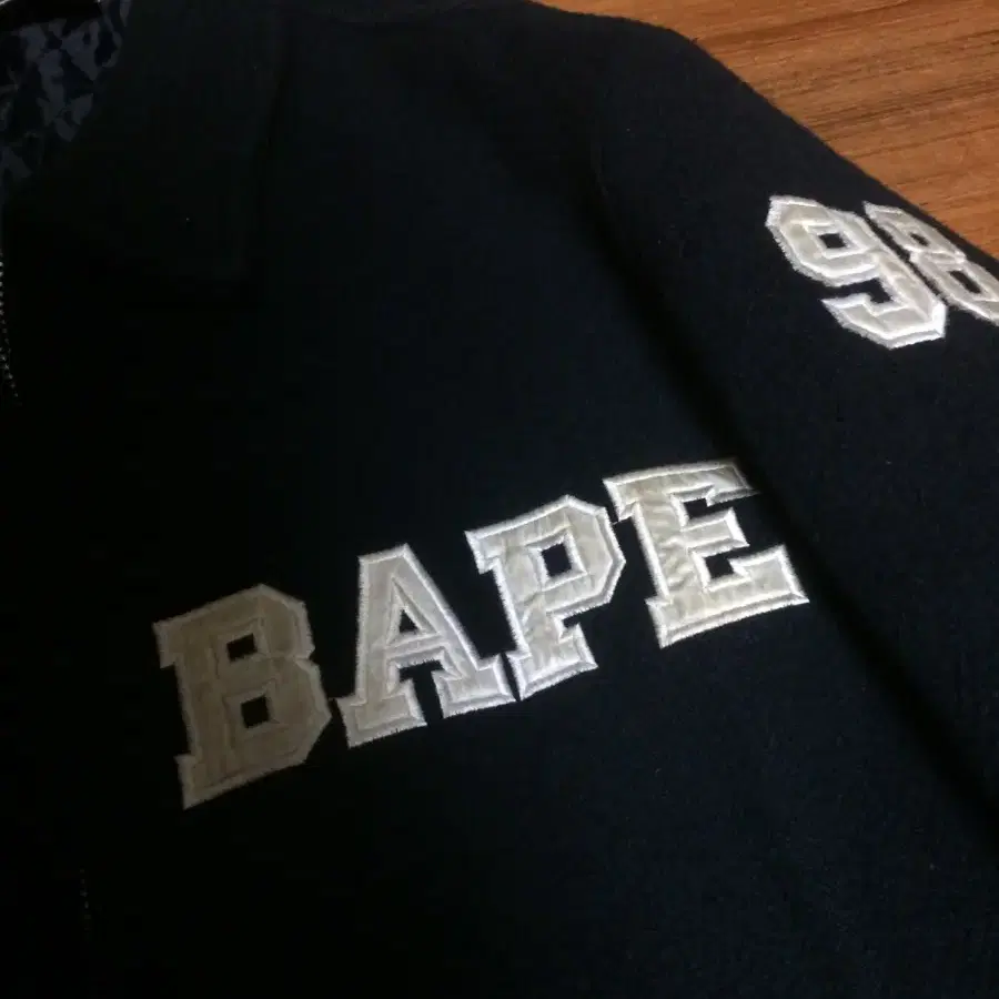 og 90s 니고 베이프 bape 모직 울 네이비 코트 집업 자켓 점퍼