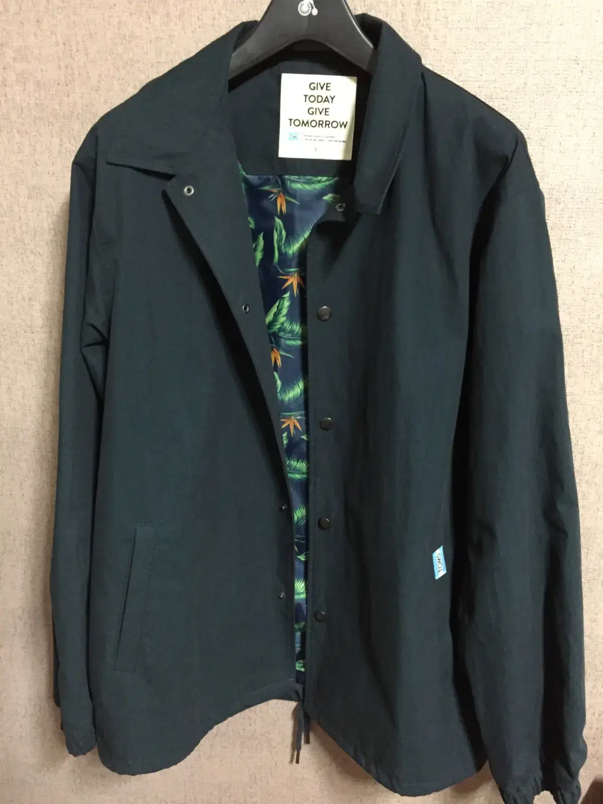 Toms Men's Coach Jacket Navy Size L