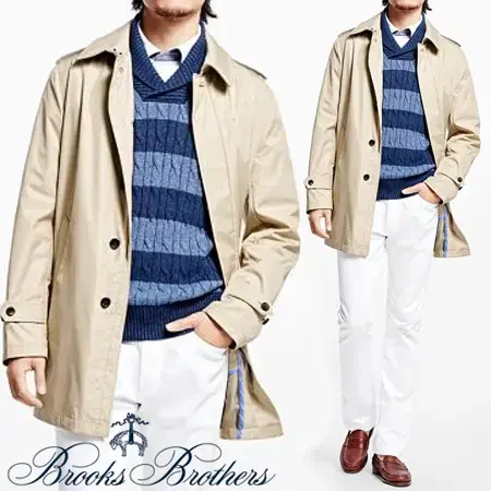 [정품]BROOKS BROTHERS 브룩스브라더스 싱글 트렌치코트