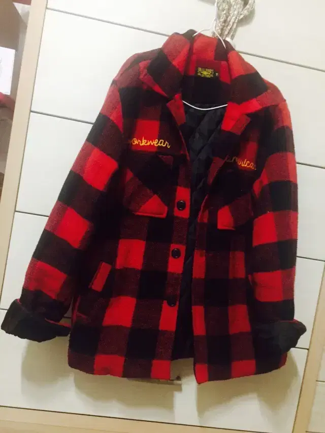 Checked Quilted Coat