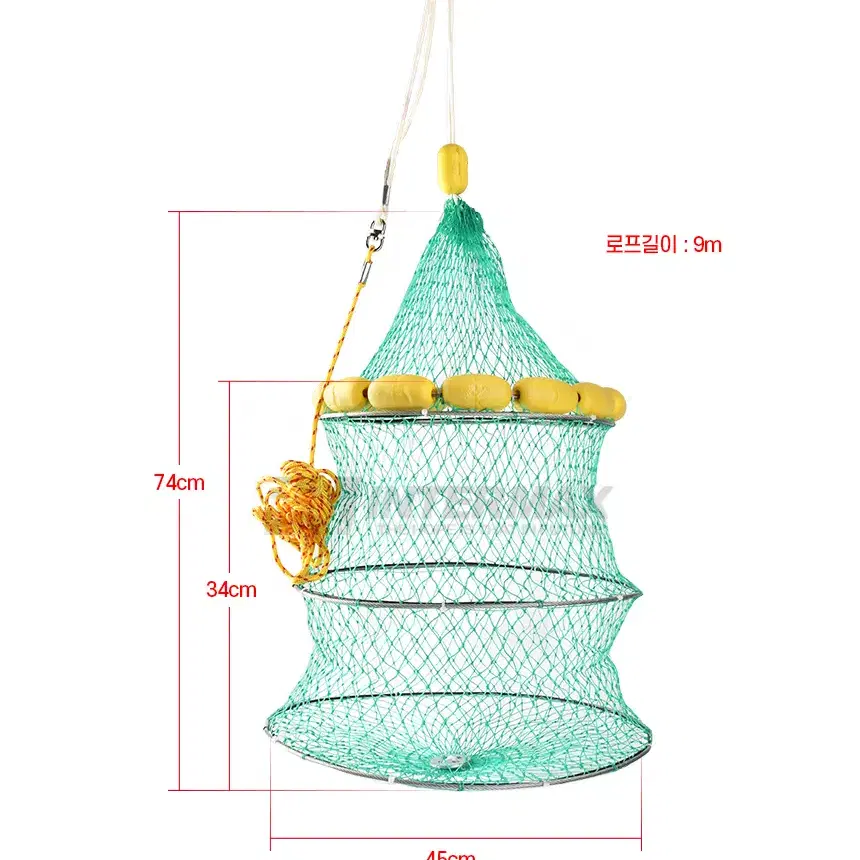 (422번) 바다살림망 45cm+로프