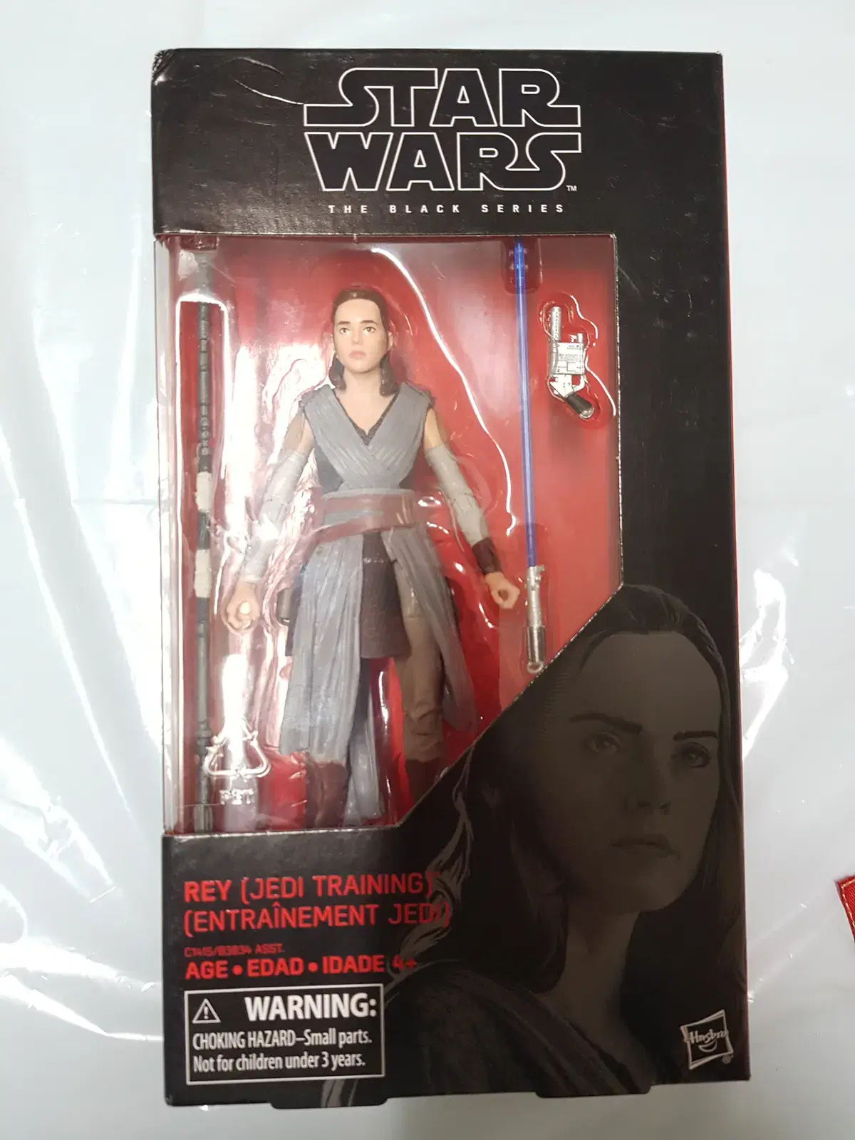 Sealed HASBRO Star Wars The Last Jedi Black Series 6-inch #44 Rey