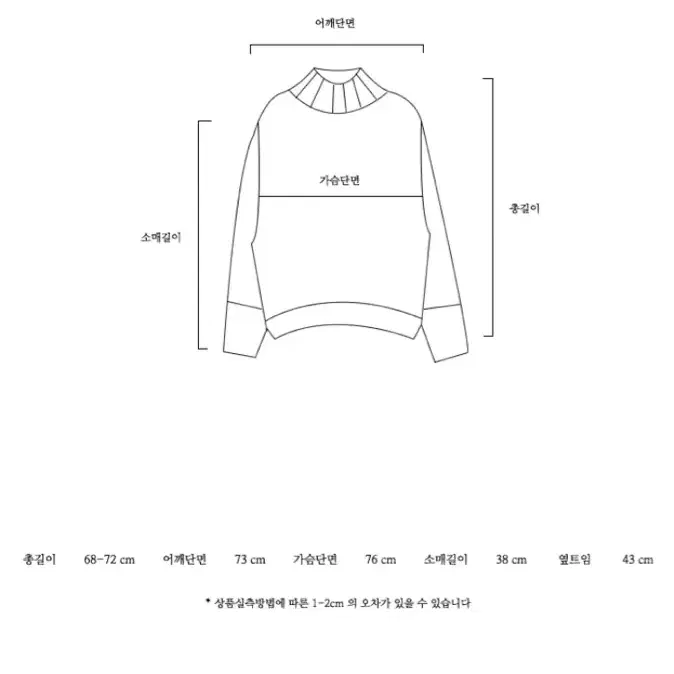 앙고라 목폴라 니트