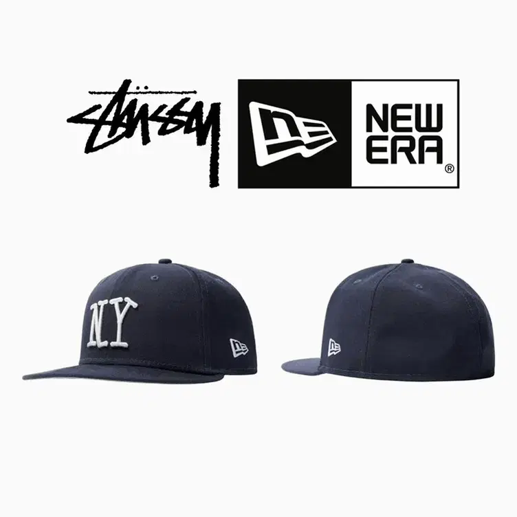 [정품] STUSSY 스투시 x 뉴에라 59FIFTY NY 뉴욕 캡