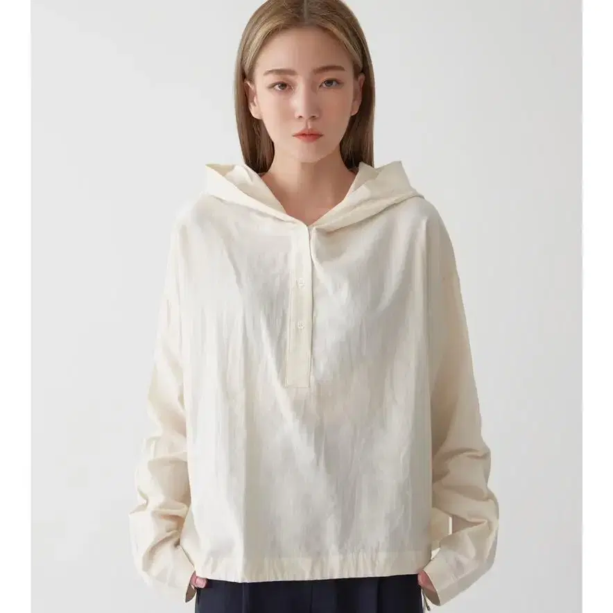 새상품 여성 여름 후드 티셔츠 simple hoody blouse