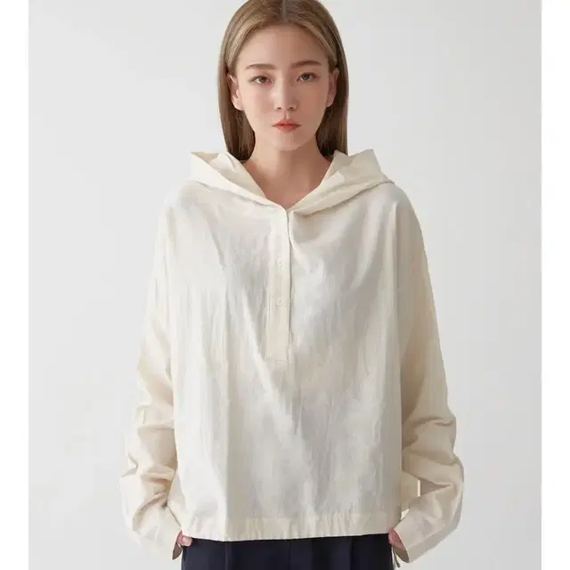 새상품 여성 여름 후드 티셔츠 simple hoody blouse