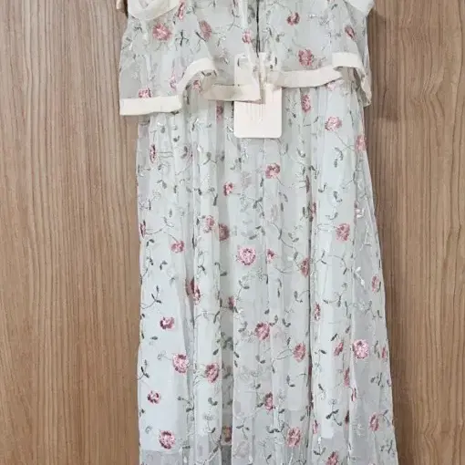 밀크코코아 Elizabeth pink flower dress