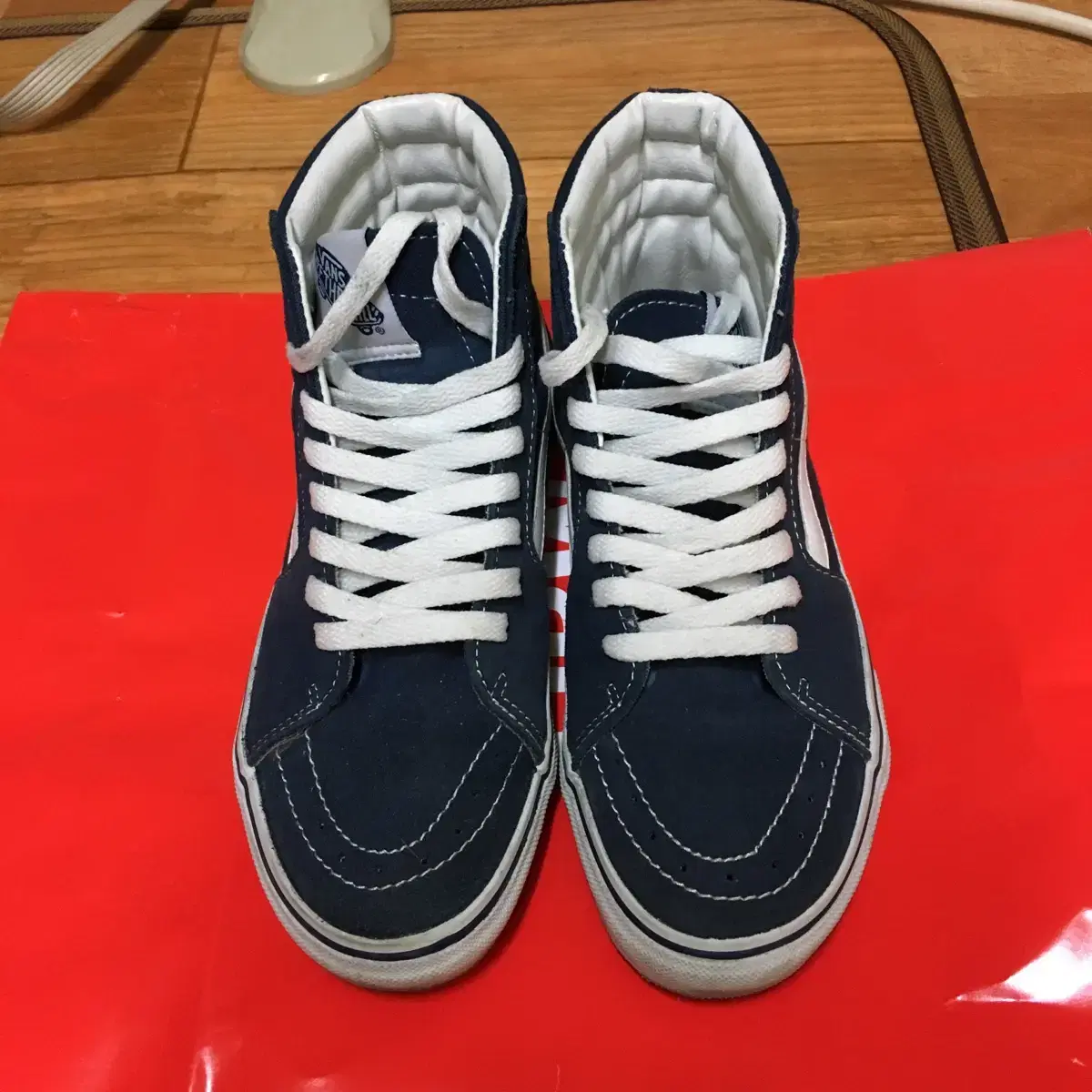 반스 SK8-HI(225, NAVY)