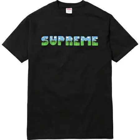 [M] 슈프림 16SS 마리오 티 블랙 미디움 새제품 판매 SUPREME