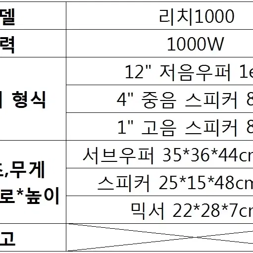 파워드믹서셋트앰프이벤트행사강의공연교회스테레오