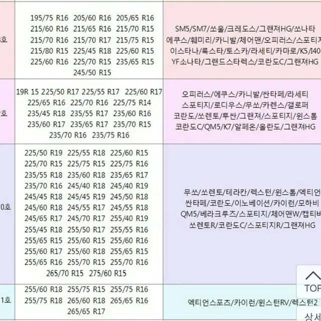 WG 모터스 굿라인 우레탄 스노우체인 9호