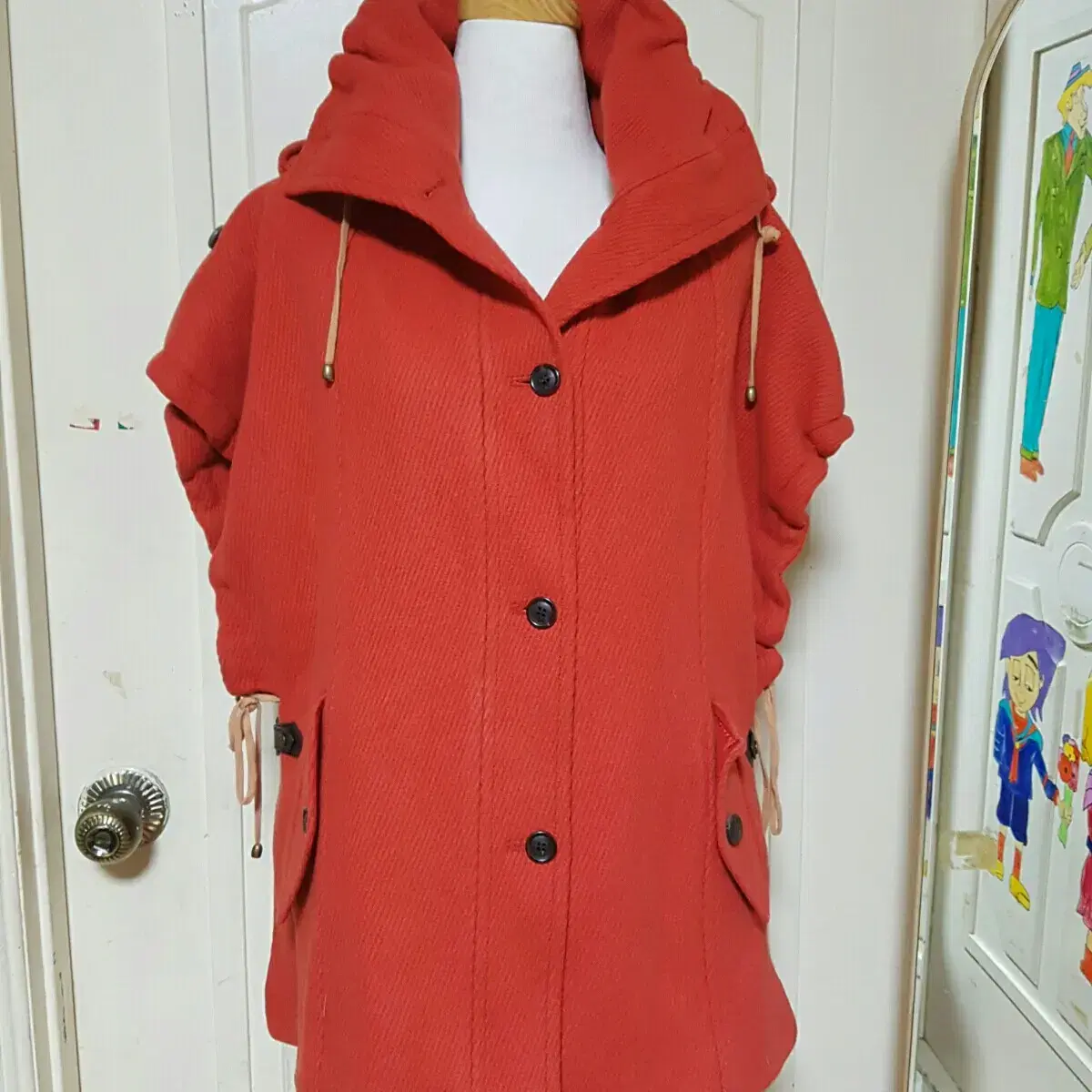 [M] Benetton Capestal Orange Luxury Coat *PRICE REDUCED