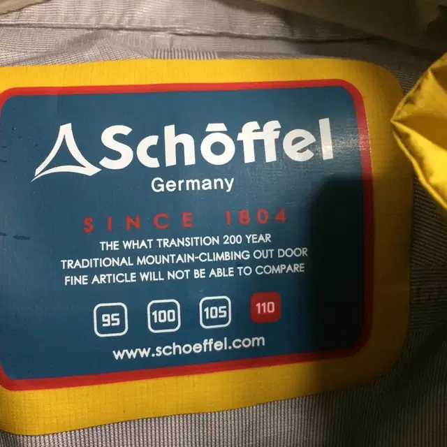 schoffel 쉐펠 바막 등산복 110(105정도)