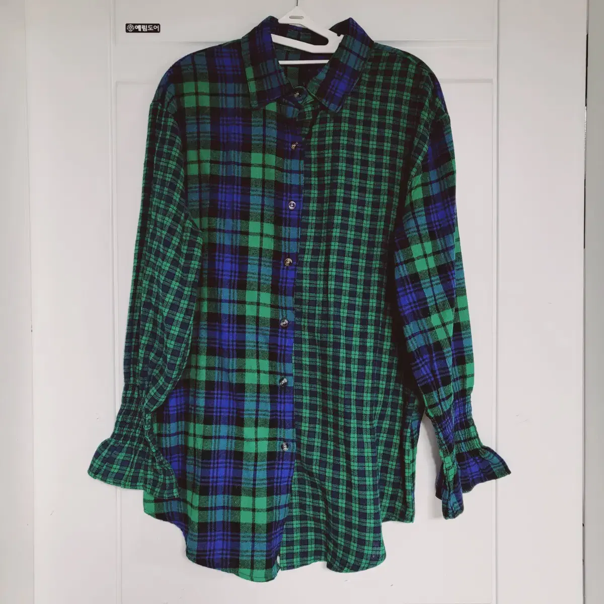 44-66 Ruffled Check Shirt kara Southern gaeul Winter