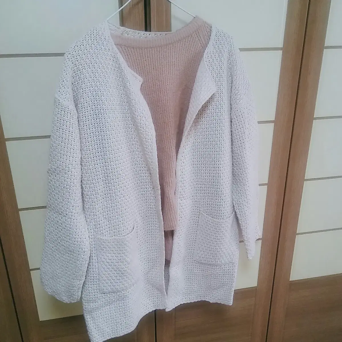 [FREE] Cardigan + Knit Set