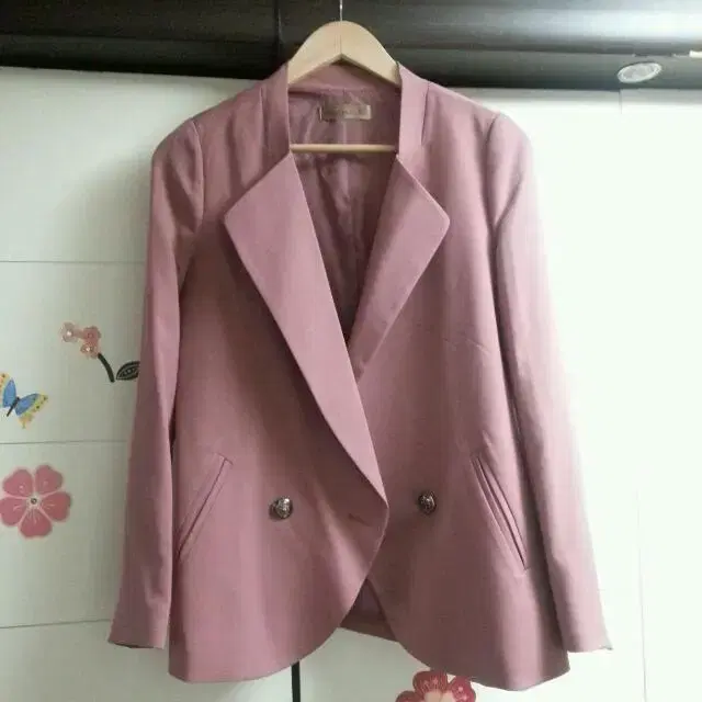 [FREE] Sale New item>>Loose-fit pink jacket