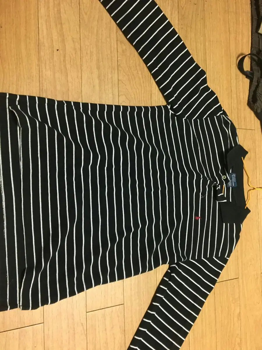 Polo Stripe Karate Black Boys' XL