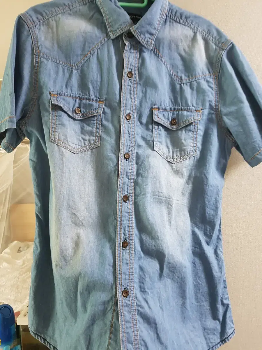 [M] Florance Fred Blue Shirt