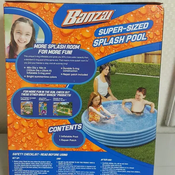 새상품[정품]BANZAL SPLASHPOOL