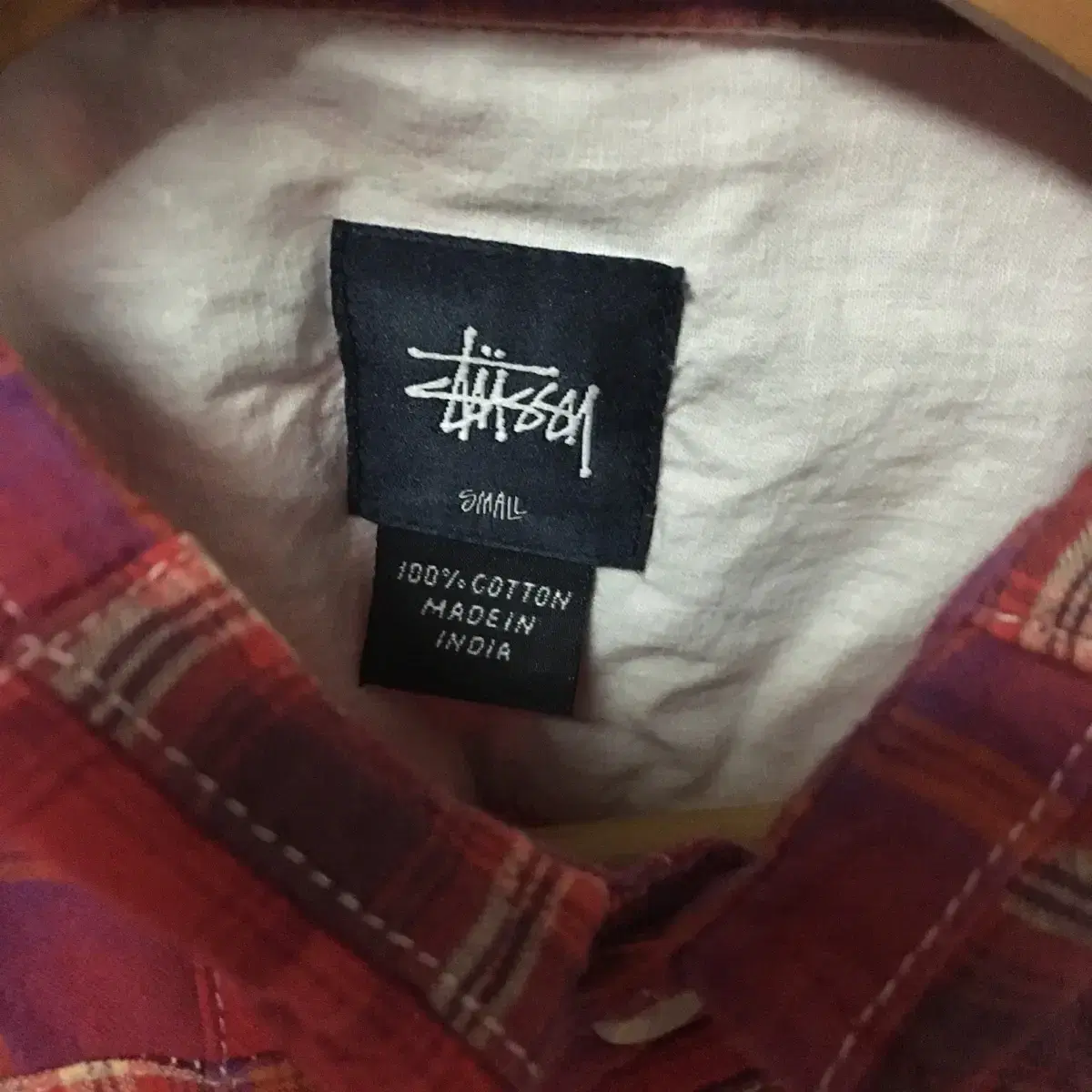 스투시 패치셔츠stussy S사이즈