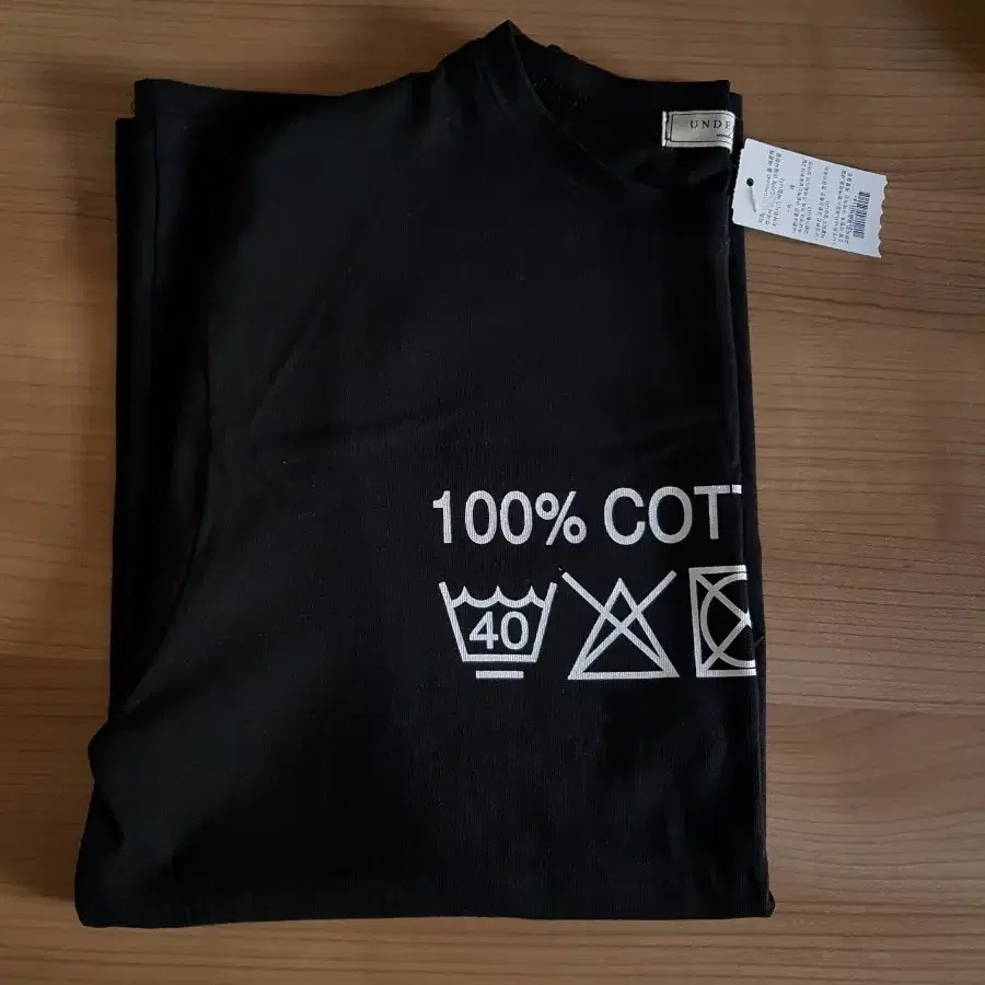 100% cotton 레터링 반팔