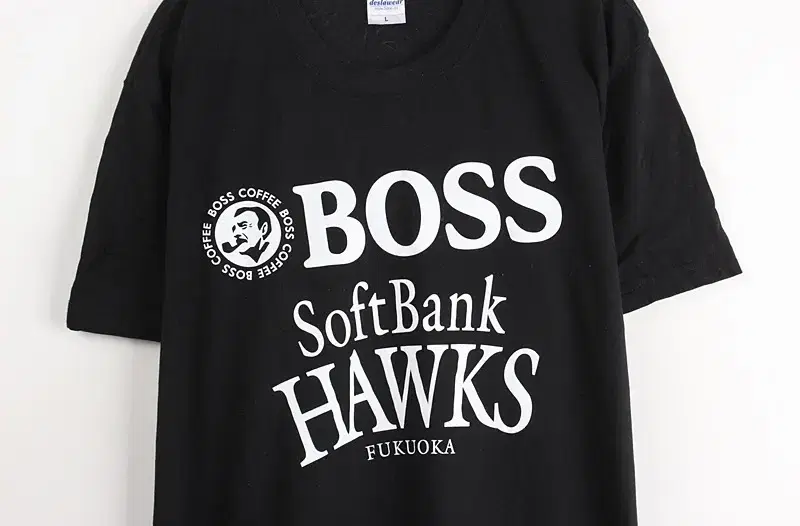 NPB 후쿠오카 소프트뱅크 X BOSS COFFEE 티셔츠 L