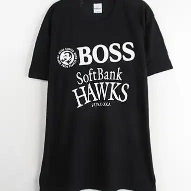 NPB 후쿠오카 소프트뱅크 X BOSS COFFEE 티셔츠 L