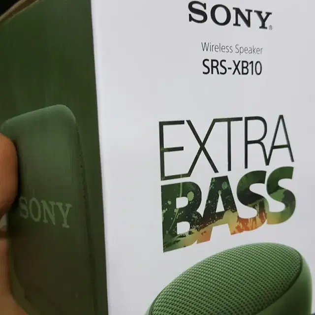 소니 SRS-XB10 미개봉 블루투스 스피커입니다