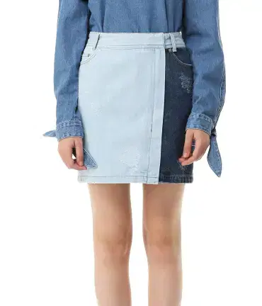 SteveJay & Jonifi SJYP Denim Miniskirt