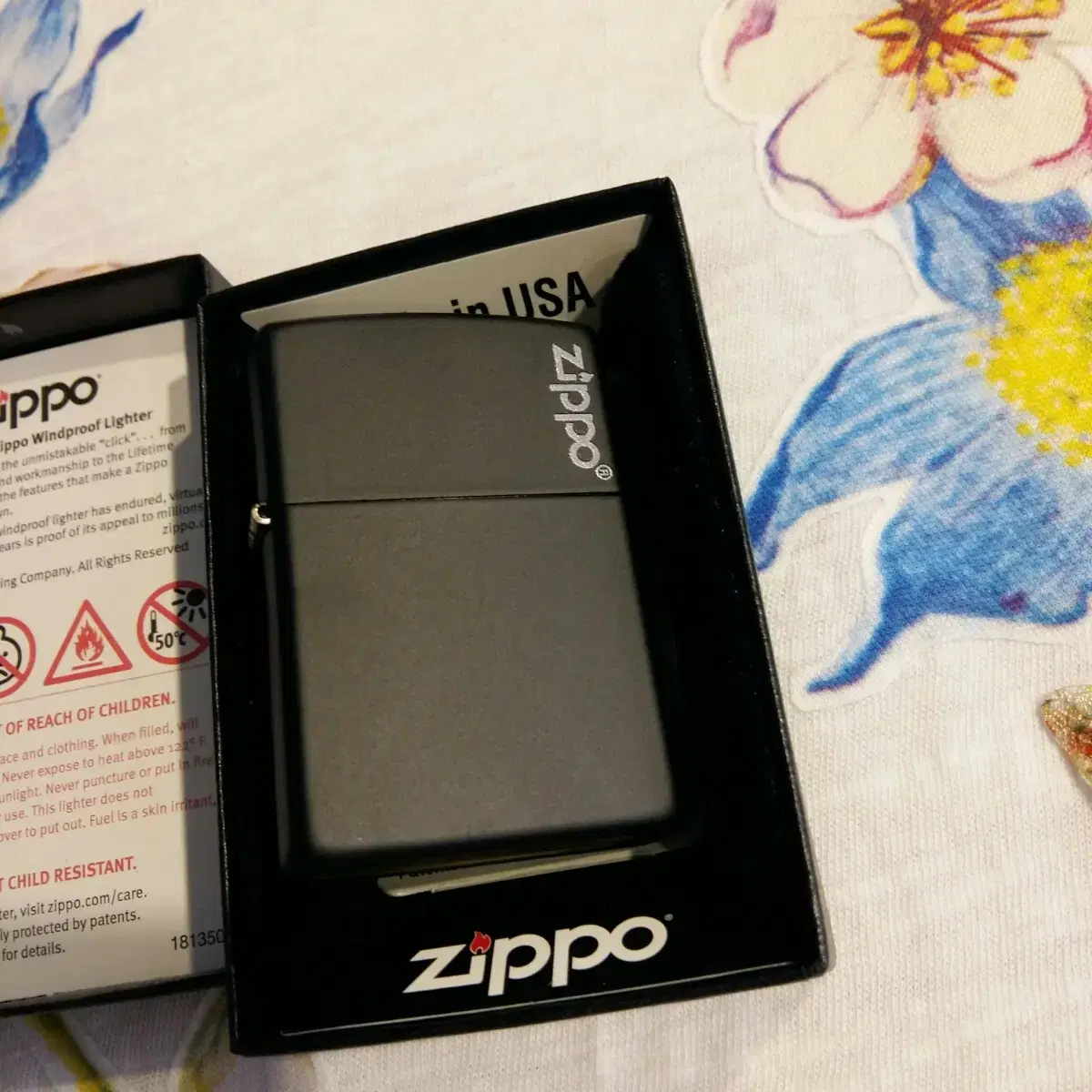 정품 218ZL ZIPPO LOGO 미개봉 새 지포라이터