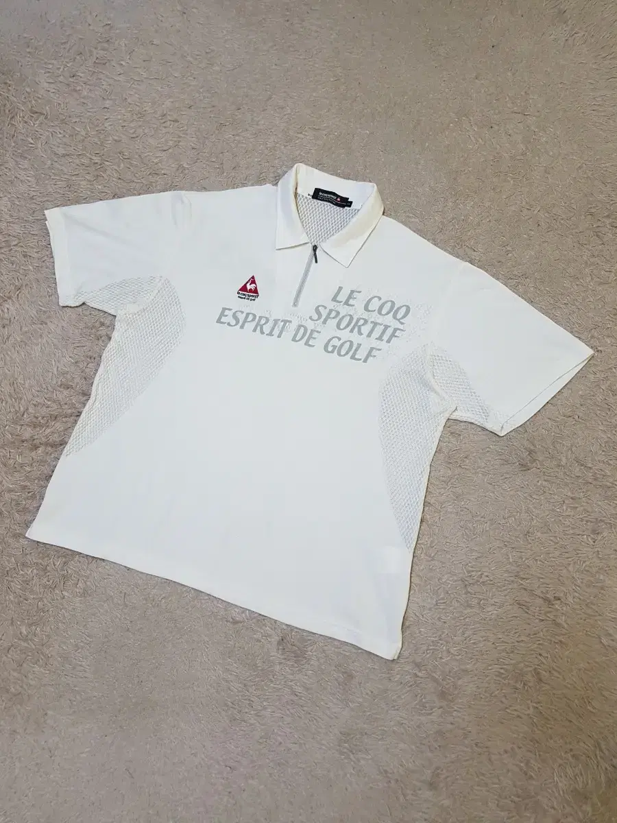 XXL Le Coq Sportif Vahn Gathered Functional Kara T-shirt