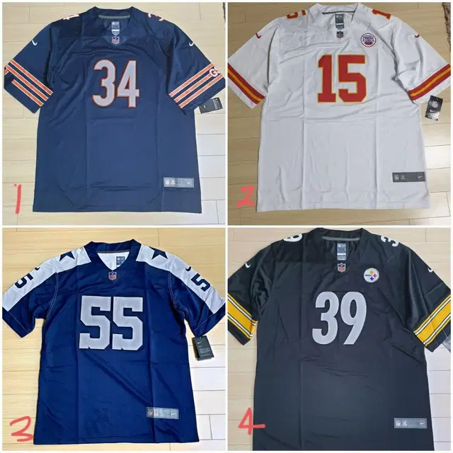 [4XL] NFL 풋볼져지 헬스복 트레이너 nba mlb 빅사이즈