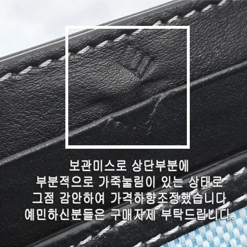 [정품] BURBERRY 버버리 샌든 캔버스 소가죽 카드지갑