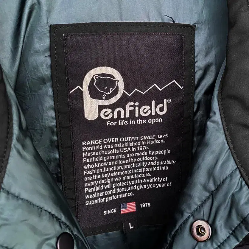 [정품] PENFIELD 펜필드 퀼티드 누빔 패딩자켓(L)