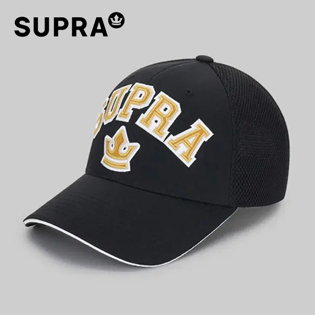 [정품] SUPRA 수프라 바시티 로고 메쉬 로고 볼캡(새제품)