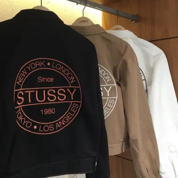 stussy 스투시 우먼 재팬 스탬프 자켓